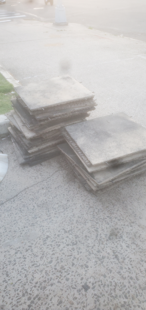 Rubber pavers