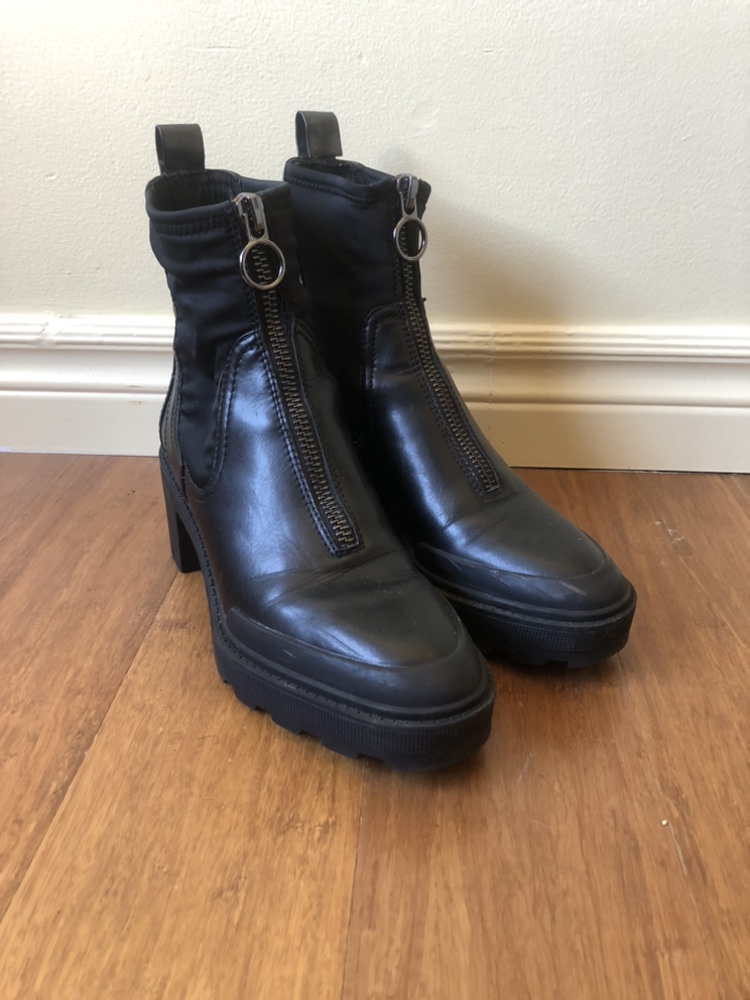 Zara combat boots