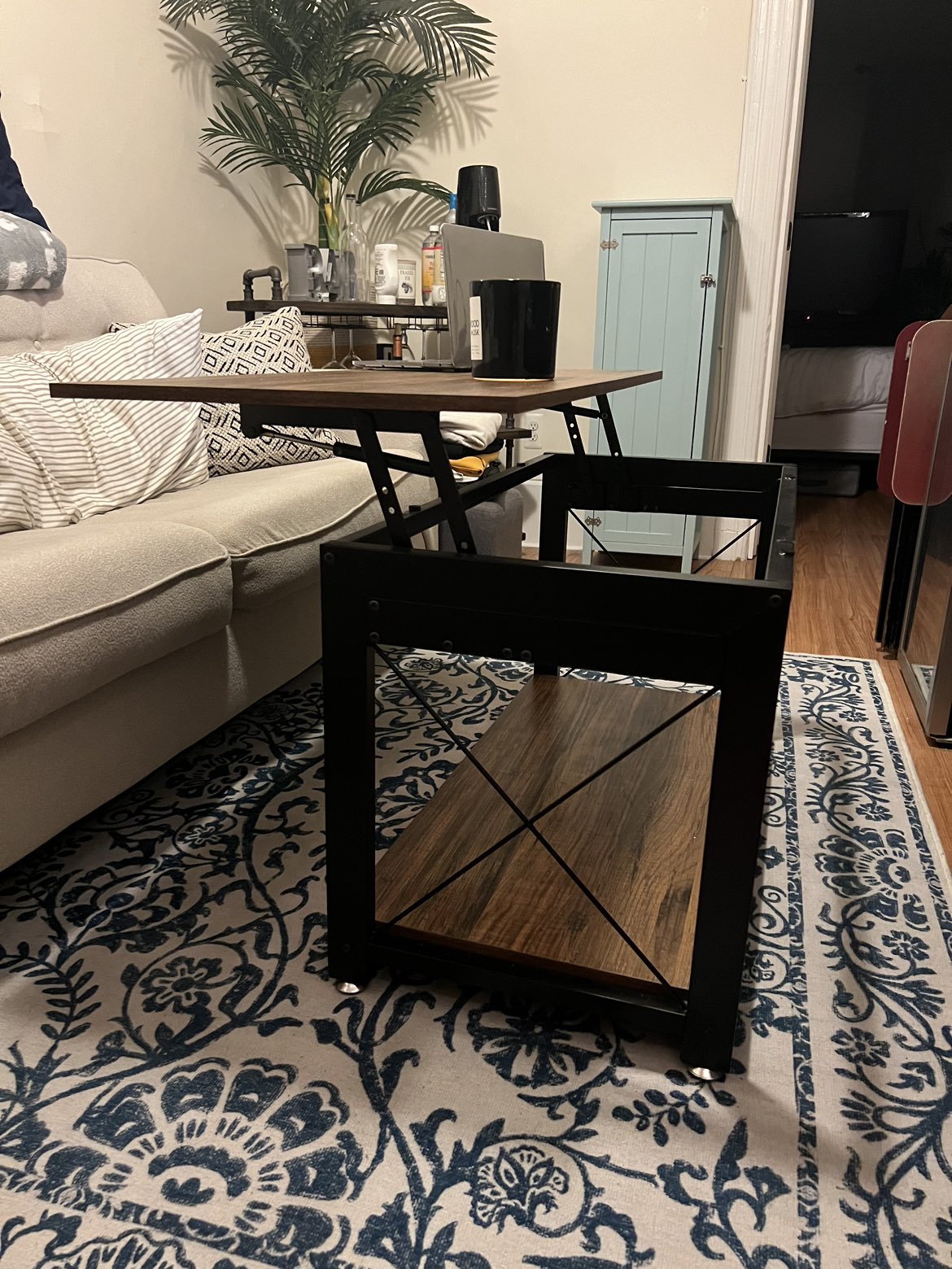 Lift top coffee table - photo 2