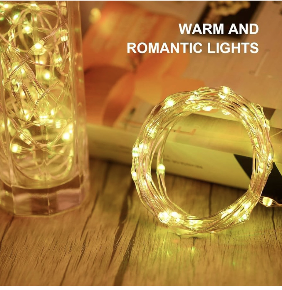 16 Color Changing Twinkling Lights，2 Sets 16.4ft 50 LED image indicator(7)