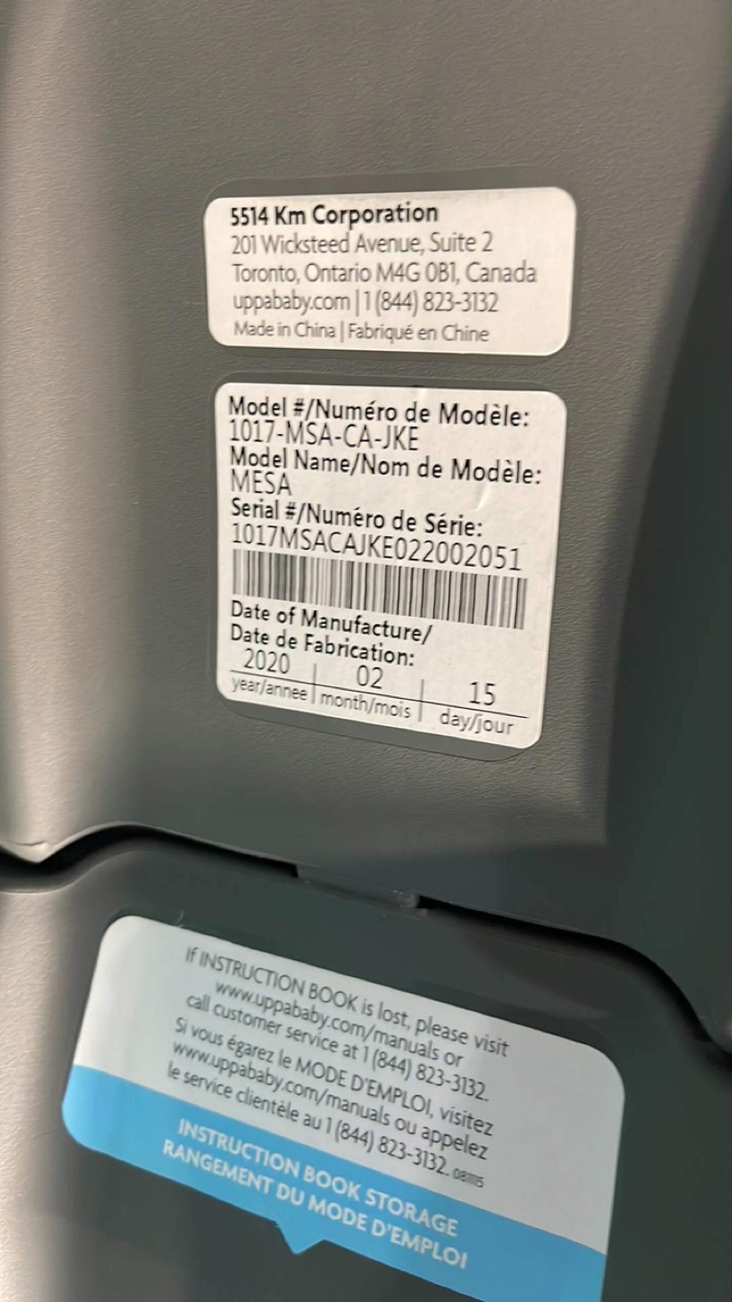 Uppababy Mesa baby car seat with base. - photo 4
