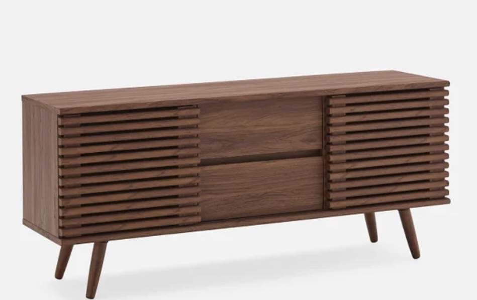 Walnut Sideboard - Structube Haneda 140cm