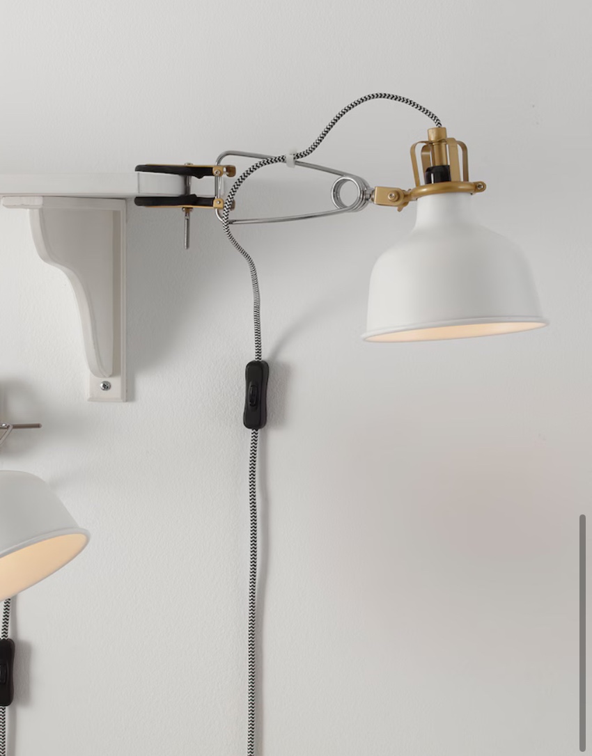 Wall/clamp spotlight