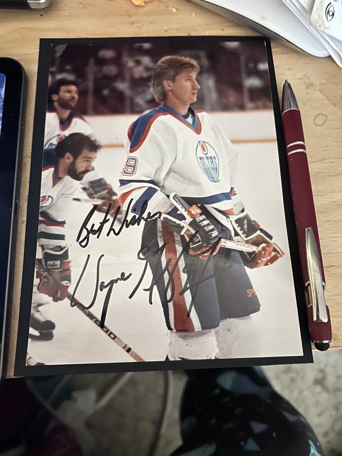 Signed photo
