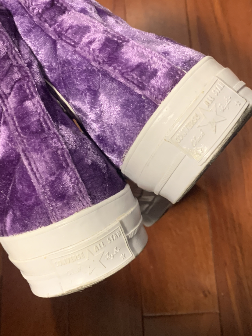 Golf le Fleur x Converse Chuck 70 Hi "Quilted Velvet Purple" - photo 4