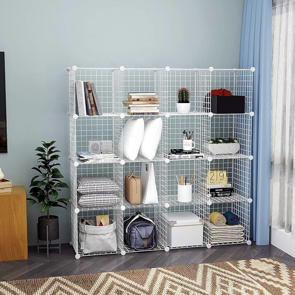 5 x 5 wire cube shelf (WHITE, not black) image indicator(2)