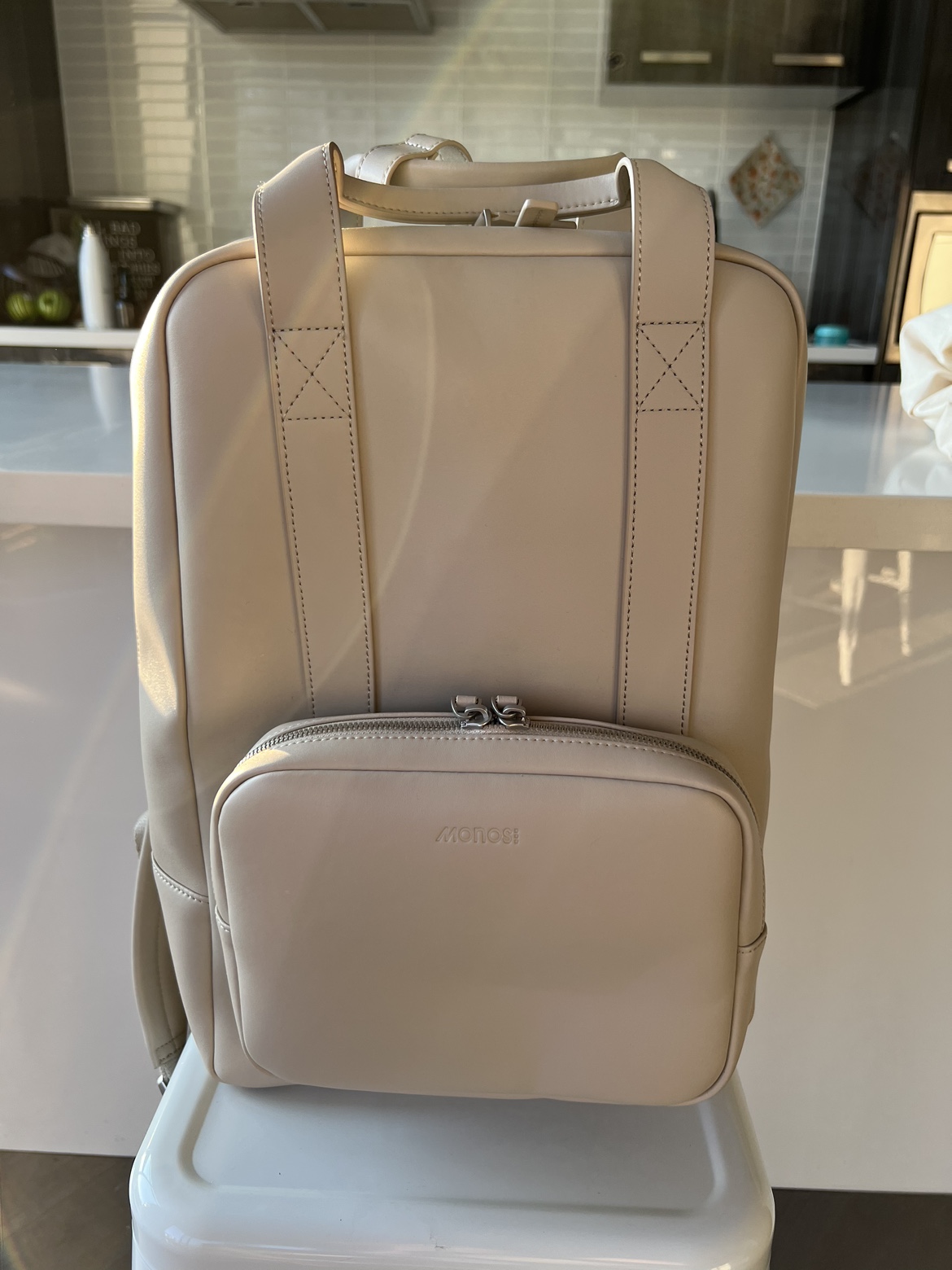 Monos metro backpack - ivory - photo 4