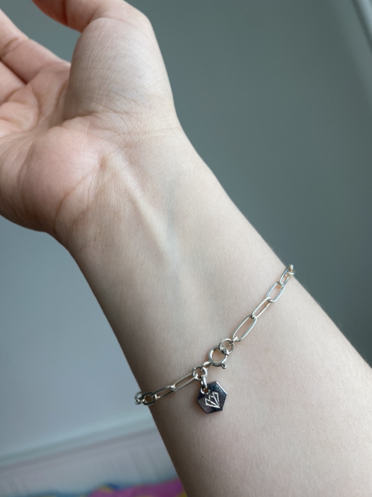 Sterling Silver Paperclip Bracelet image indicator(3)