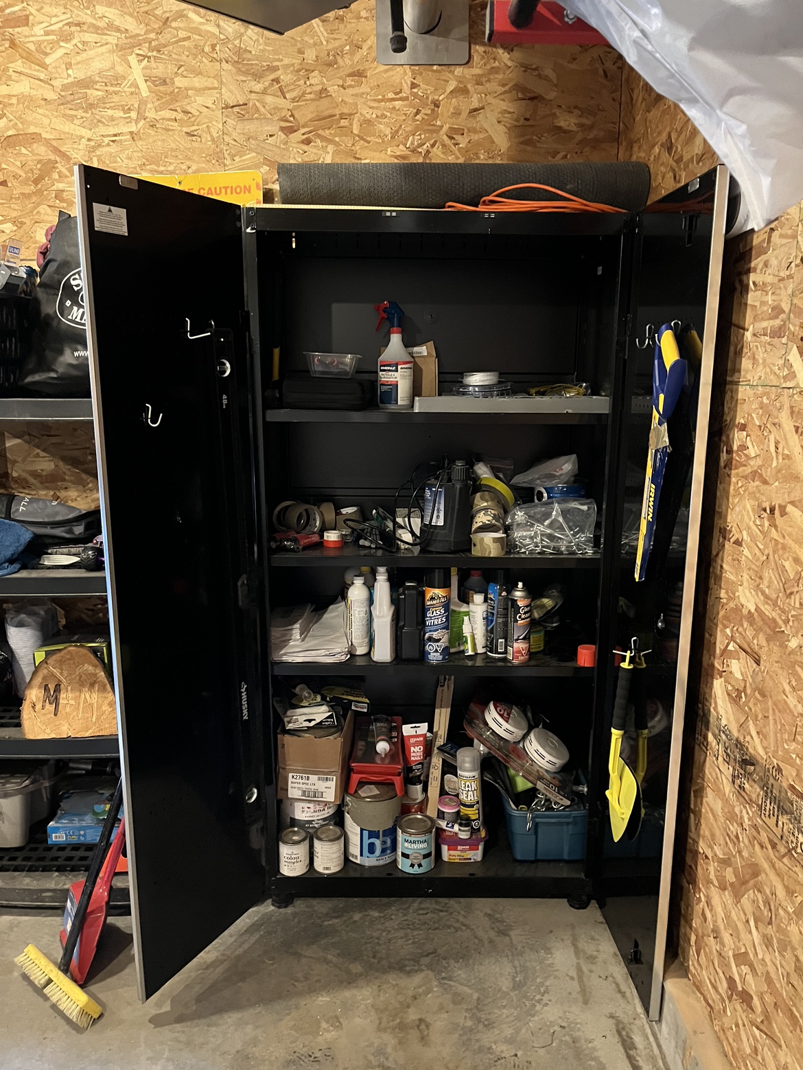 Standing up Husky tool box/ storage cabinet - photo 3