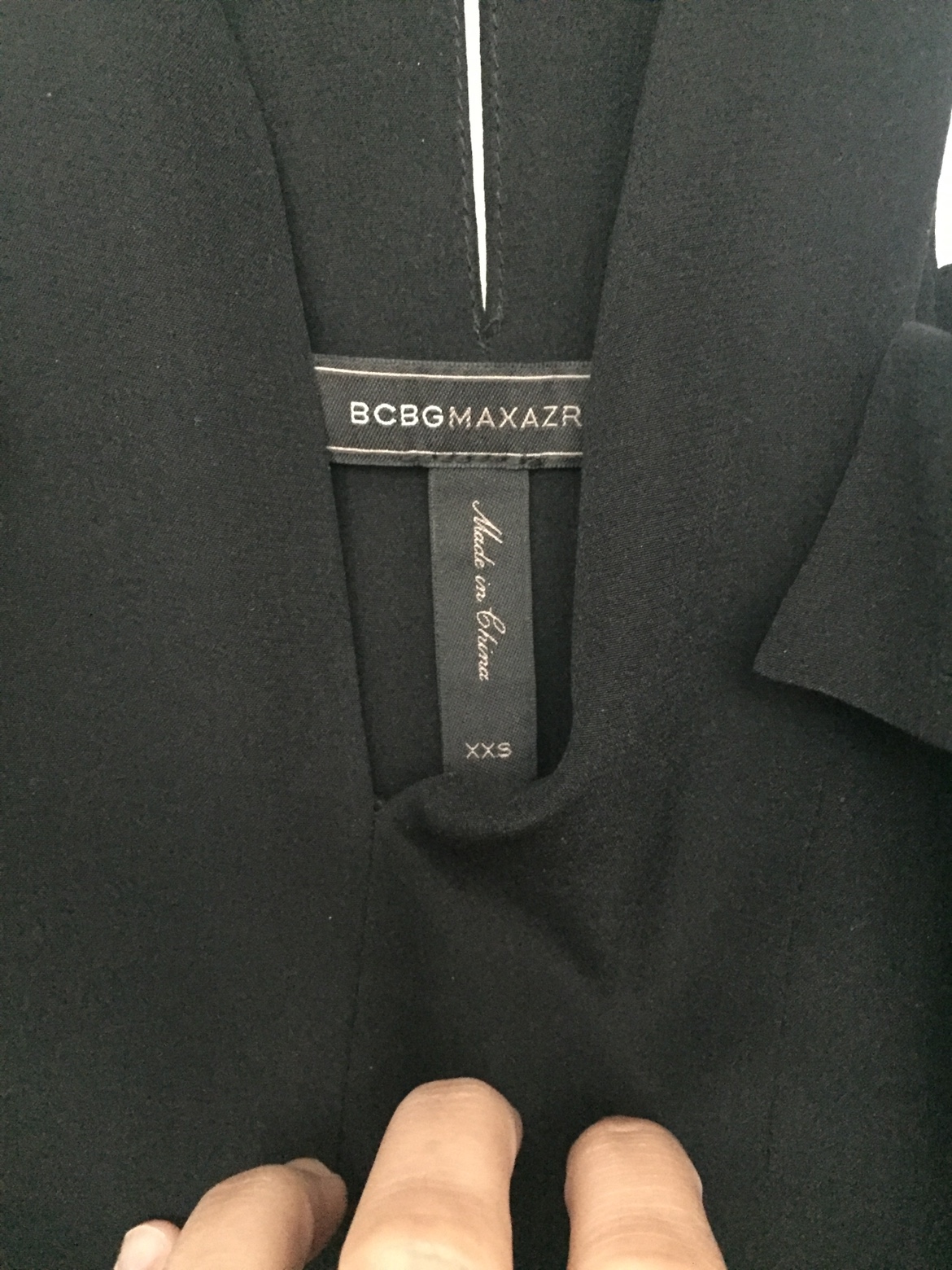 Bcbg black cut out top image indicator(4)