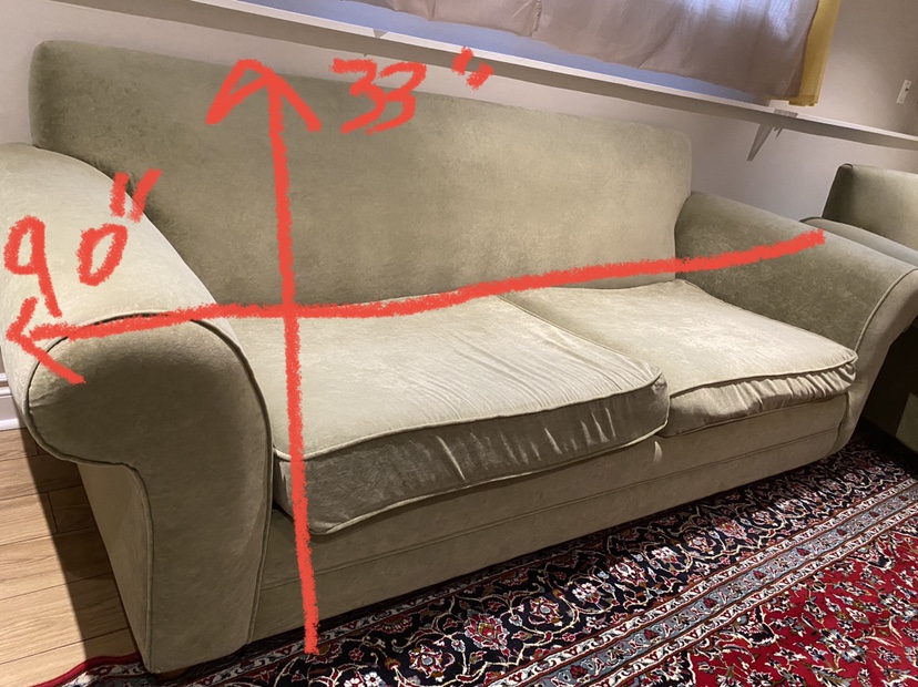 Free sofa bed and armchair - photo 3