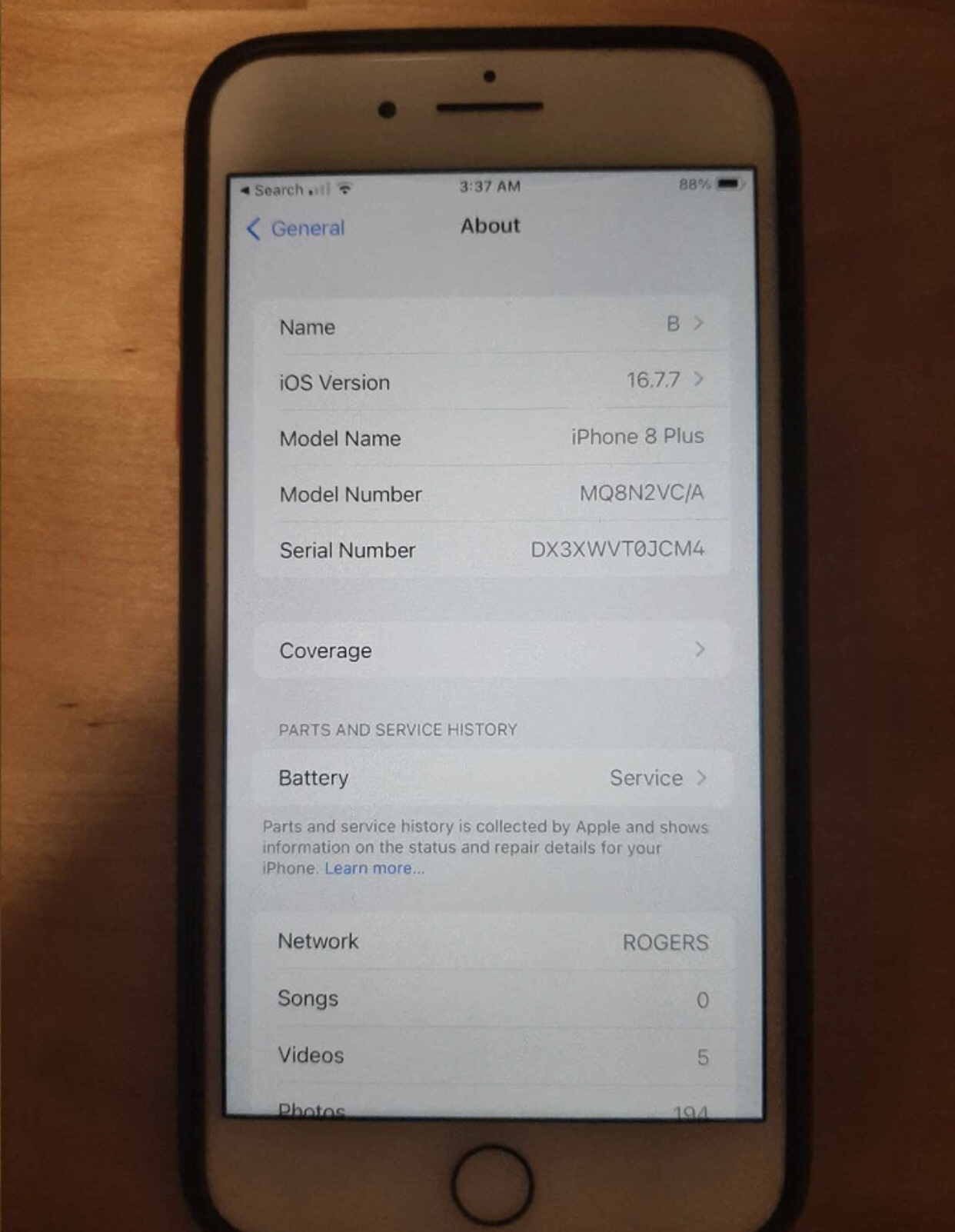 iPhone 8 Plus 64 GB- Rose Gold w Apple charger - photo 3