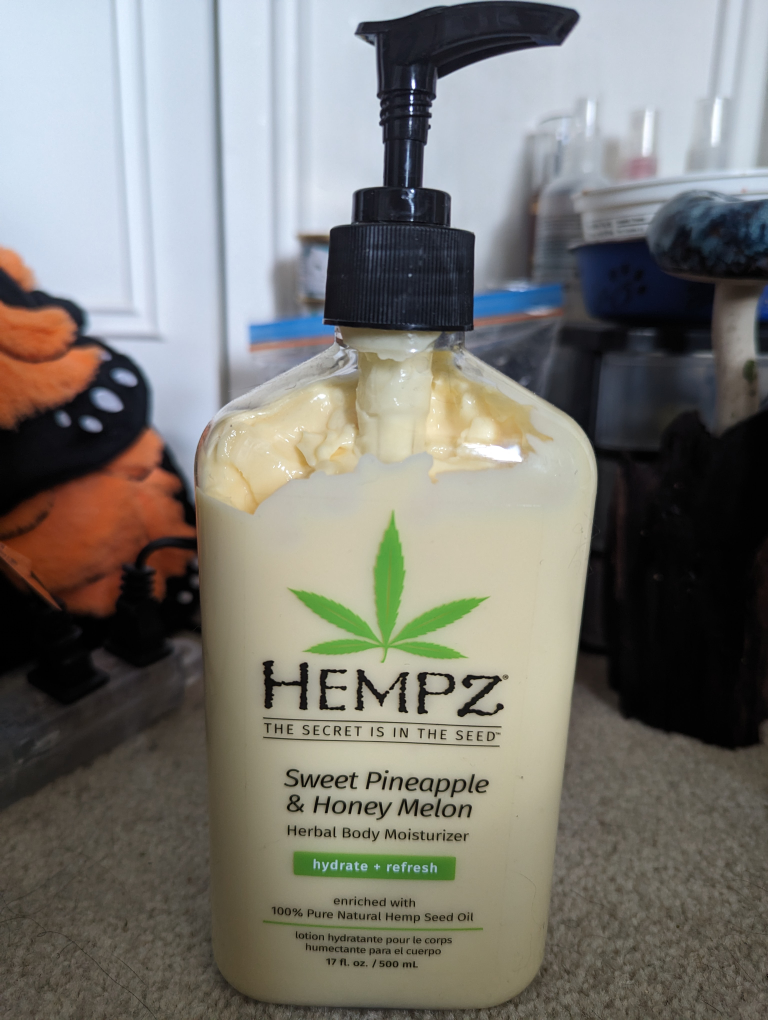 Hempz pineapple lotion
