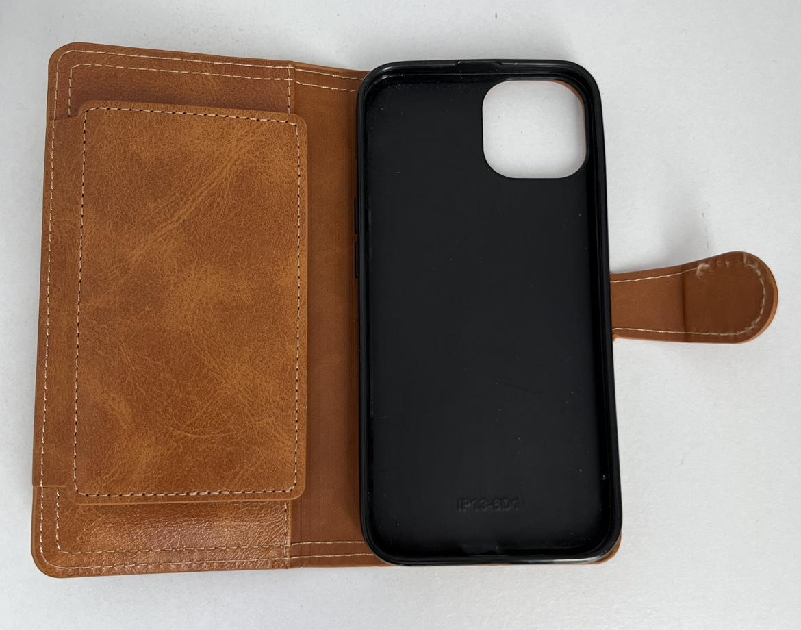 🚚MOVING SALE!! 🥰PU Leather Wallet Case for iPhone 13 image indicator(3)