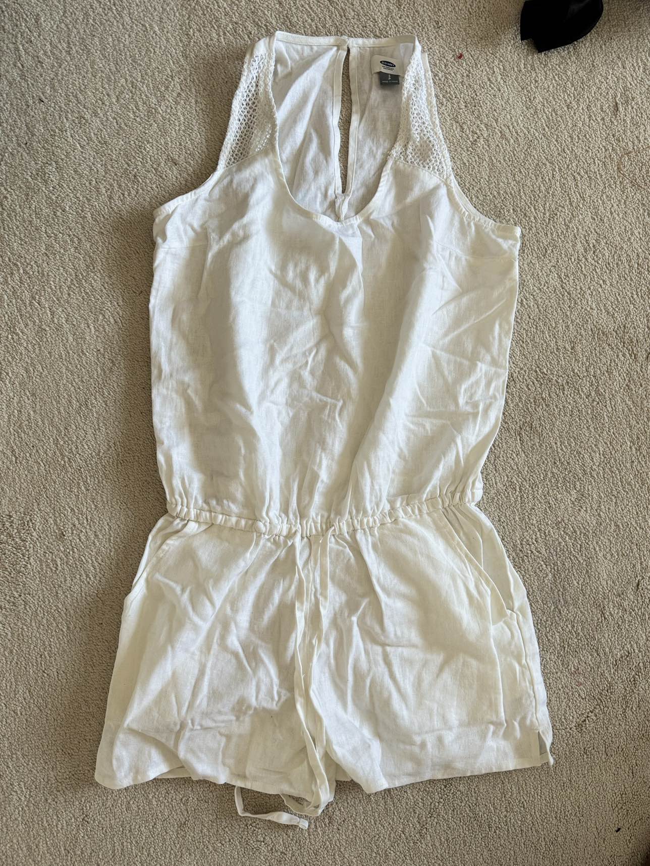 Cotton short romper