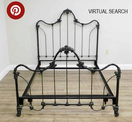 Cast Iron Bed Frame - Queen - photo 4