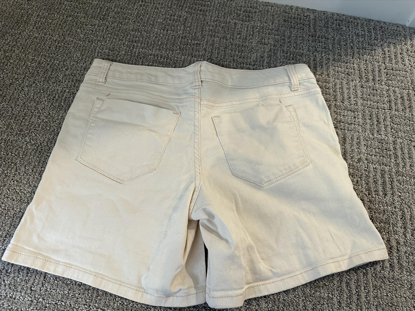 Light Pink Denim Shorts - photo 2