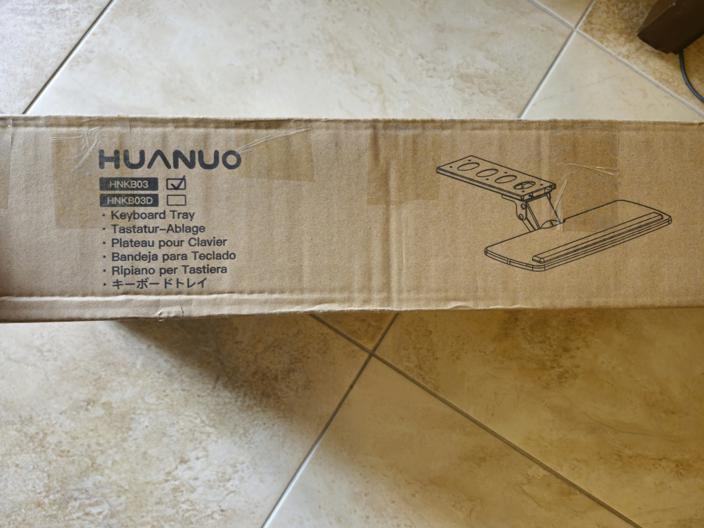 New Open Box Under Desk Keyboard Tray image indicator(2)