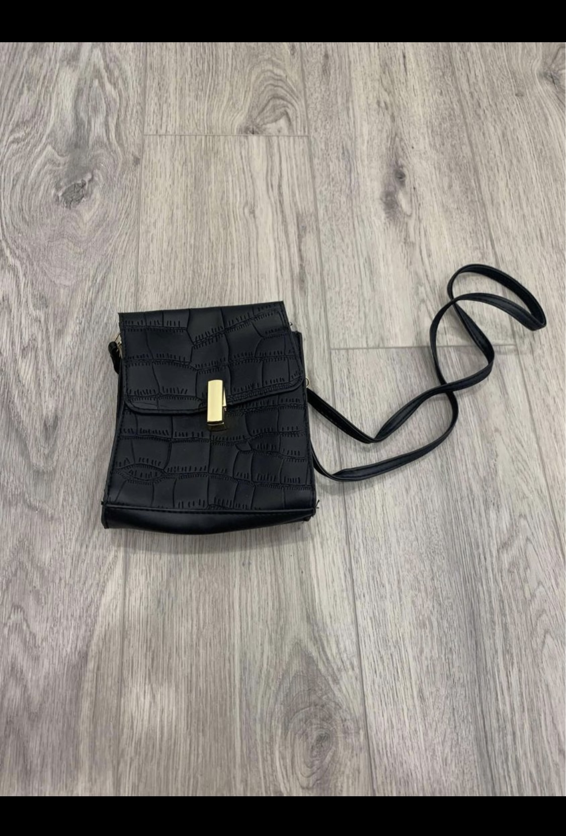 Textured Black Bag - photo 2