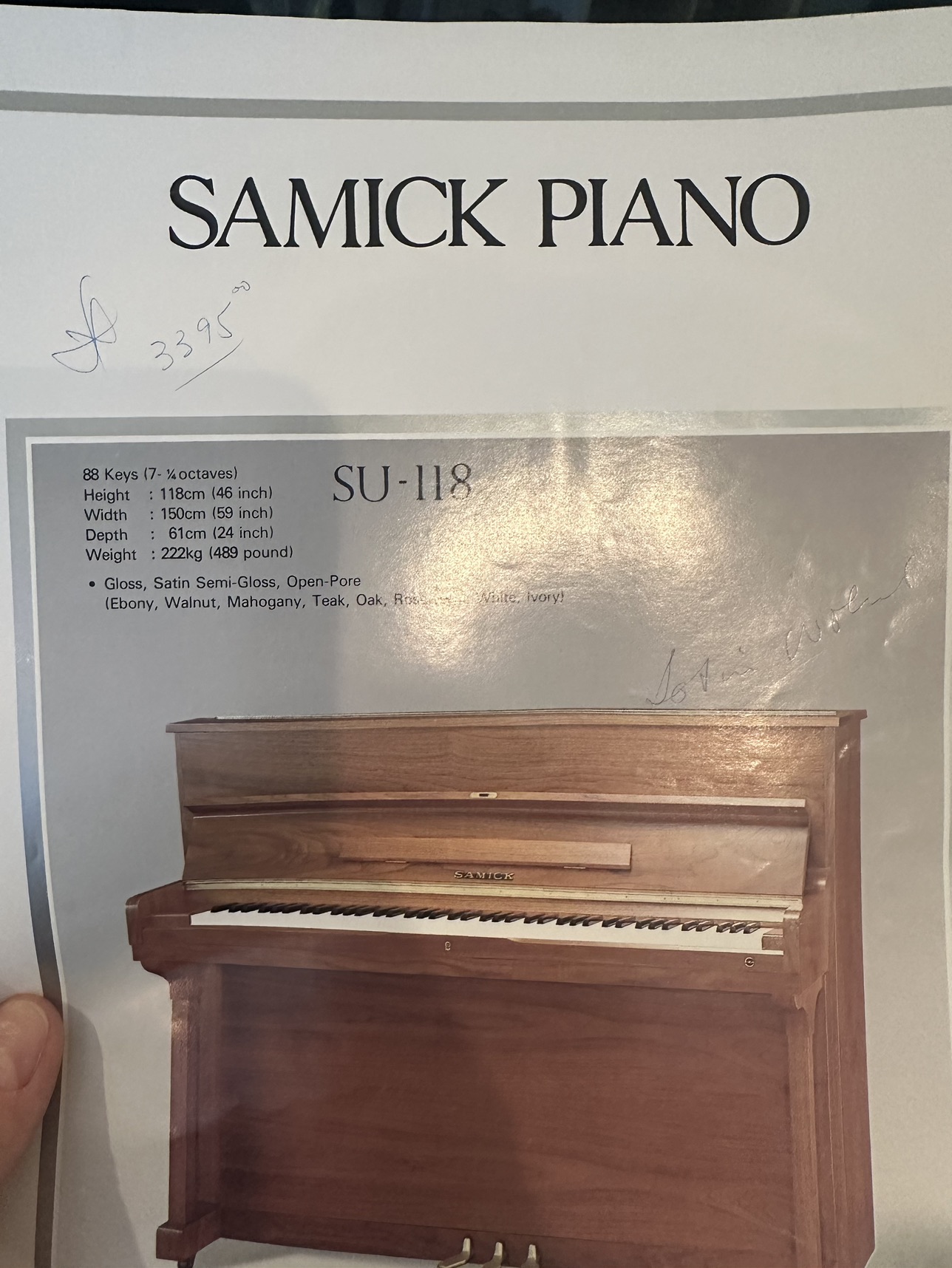 Piano (upright) - photo 2