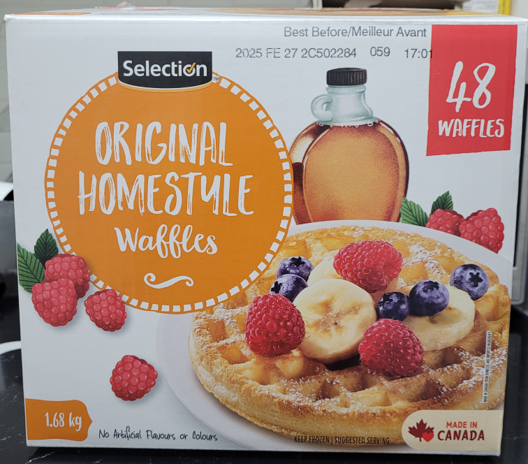 selection waffles 1.68 kg