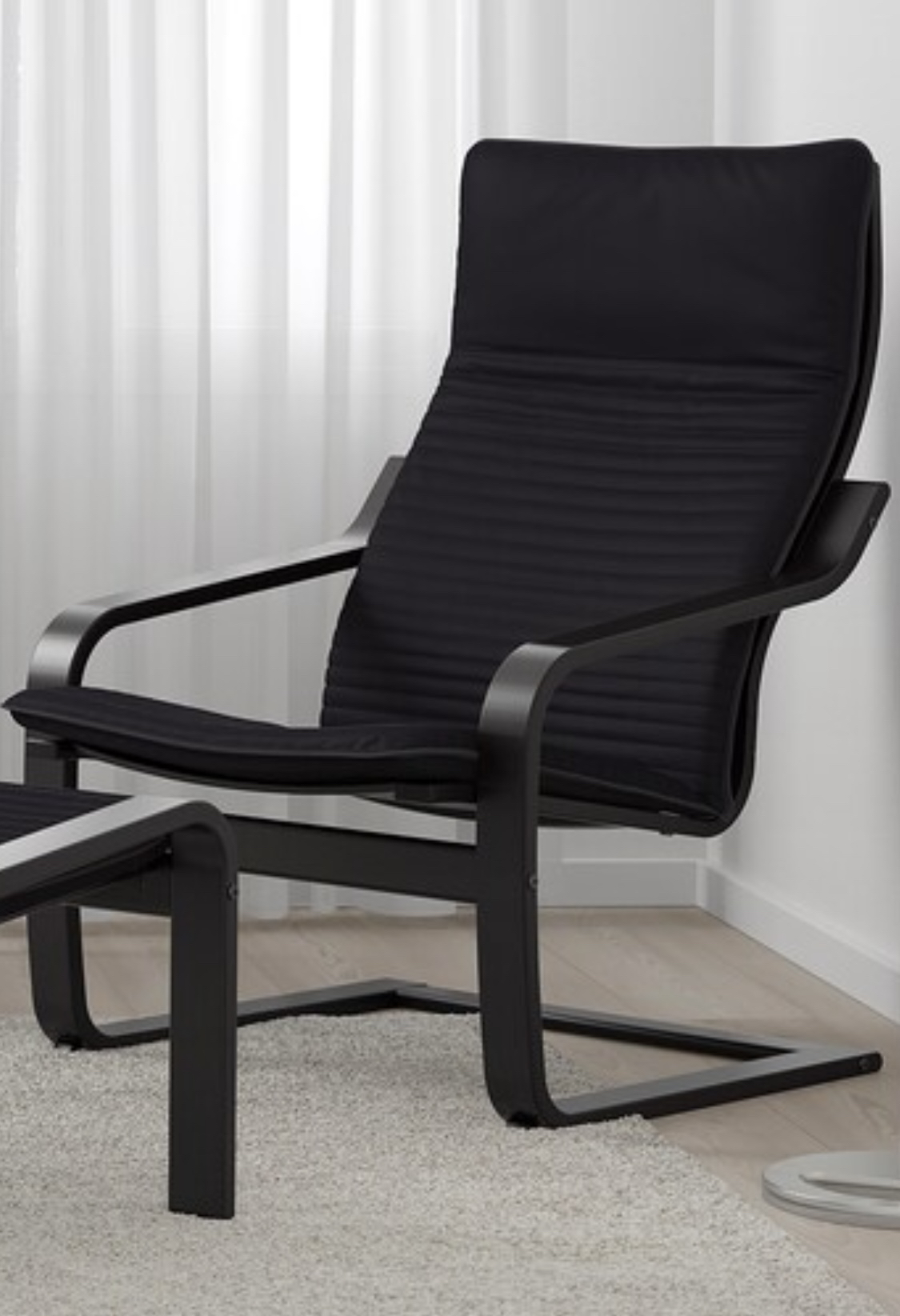 Black arm chair (ikea poang) image indicator(2)