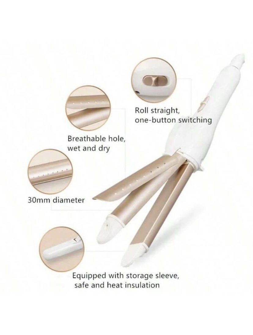 Mini 2 In 1 Electric Hair Curling Iron and Hair Straightener - photo 2