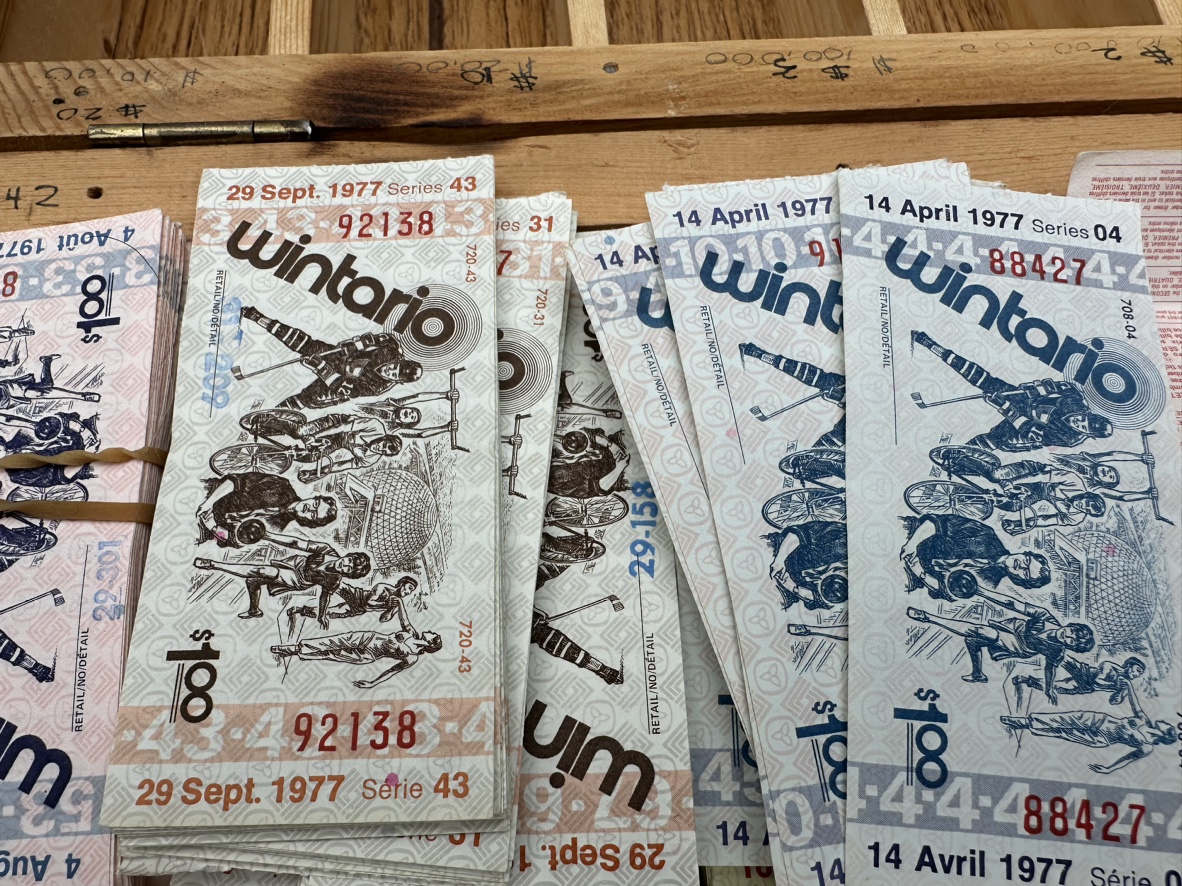 Box of vintage tickets (100’s) image indicator(2)