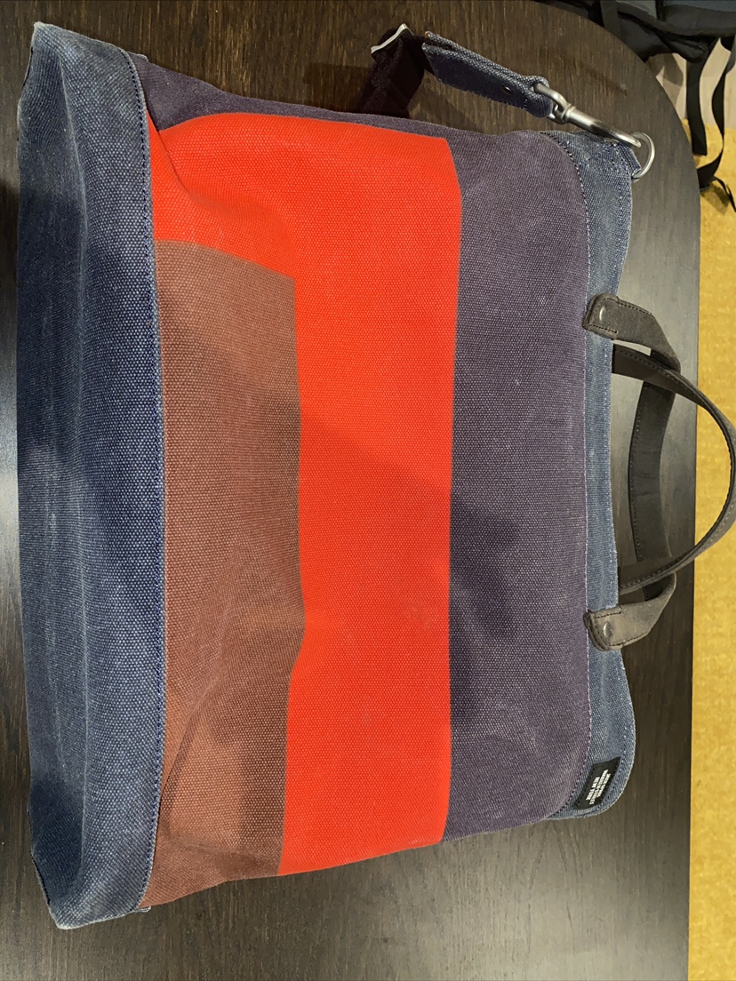Jack Spade Colour Theory Coal Bag Canvas Shoulder Overnight Hand thumbnail