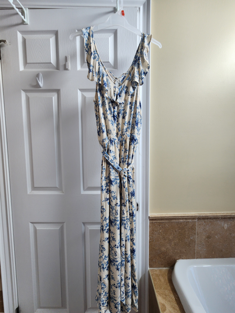 floral romper 💙 image indicator(6)