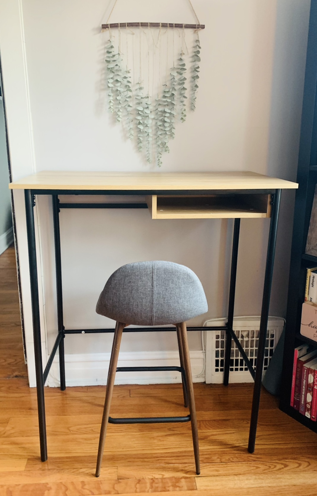 Standing Desk with chair- like new