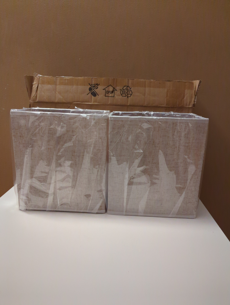 BNIB Set of 2 dual charging ports beige table lamps - photo 3