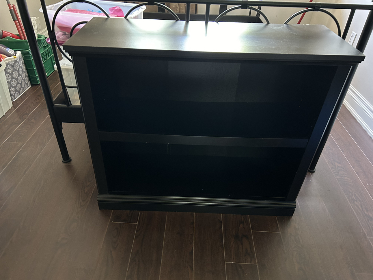 Dark brown low shelf - photo 2