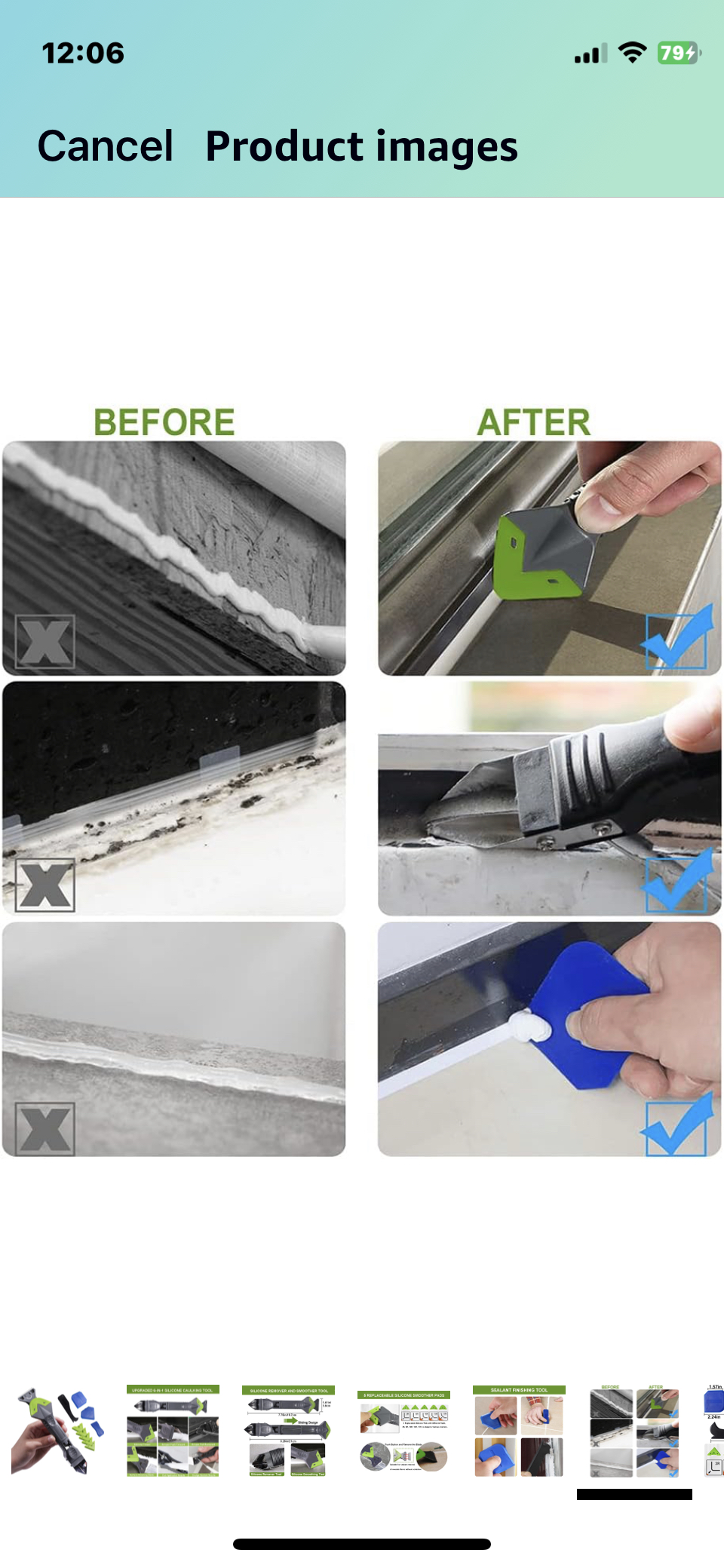 5 in 1 Silicone Caulking Tool Kit image indicator(7)