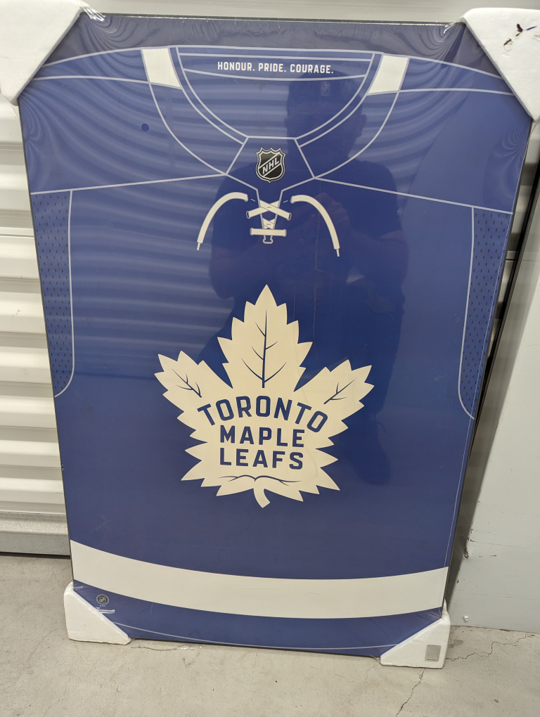 Toronto Maple Leafs wood poster