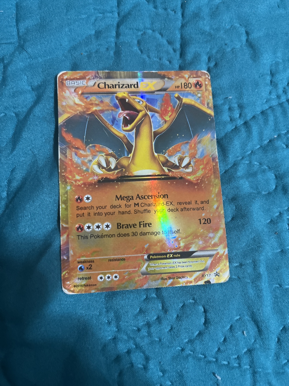 Pokémon Charizard EX card