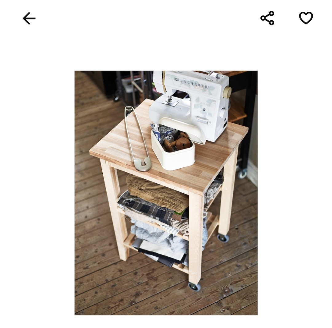 ikea kitchen kart, beech - photo 3