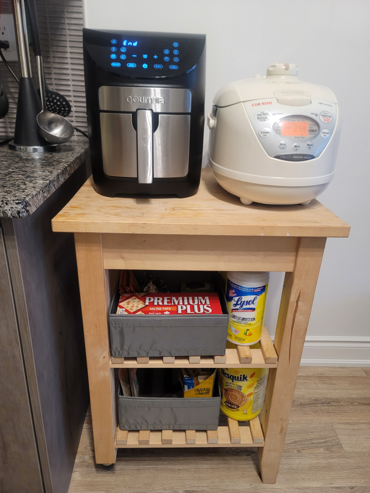 ikea kitchen kart, beech - photo 4