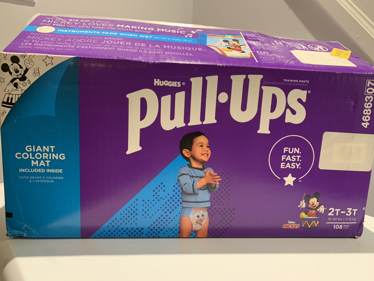 BN Huggies Pull-Ups, 2T-3T, qty 81