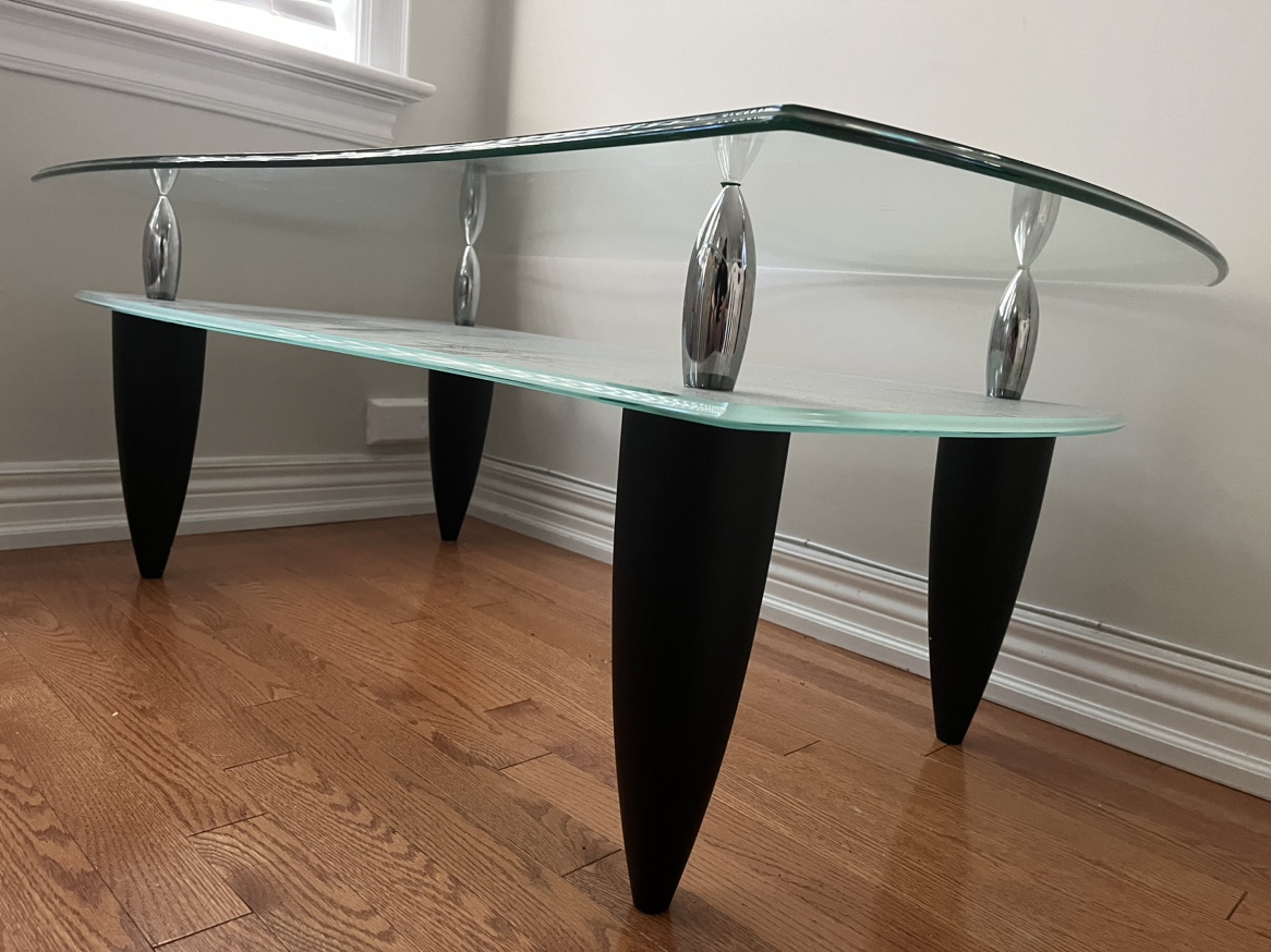Glass coffee table - photo 2