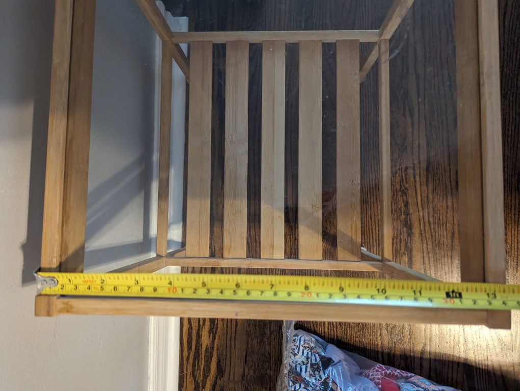 Ikea glass and bamboo side table image indicator(3)