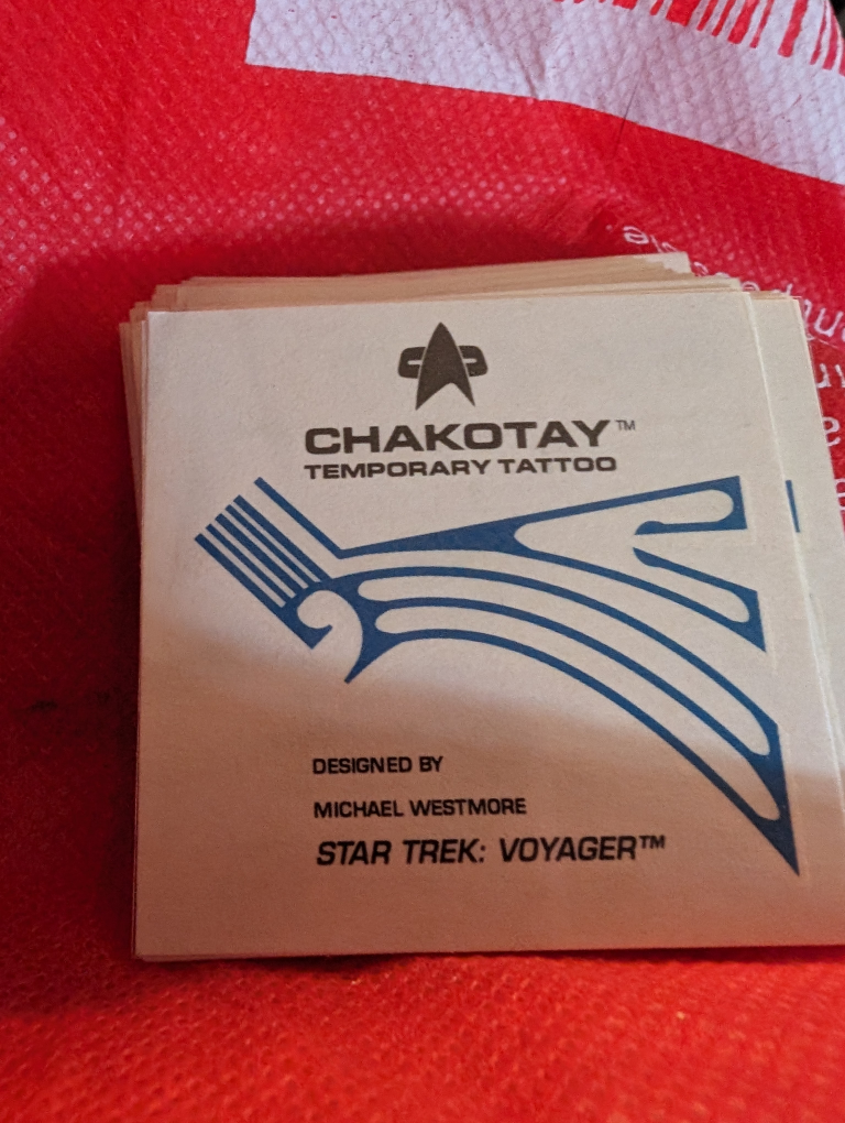 temporary Star Trek tattoos from 1995 see thumbnail