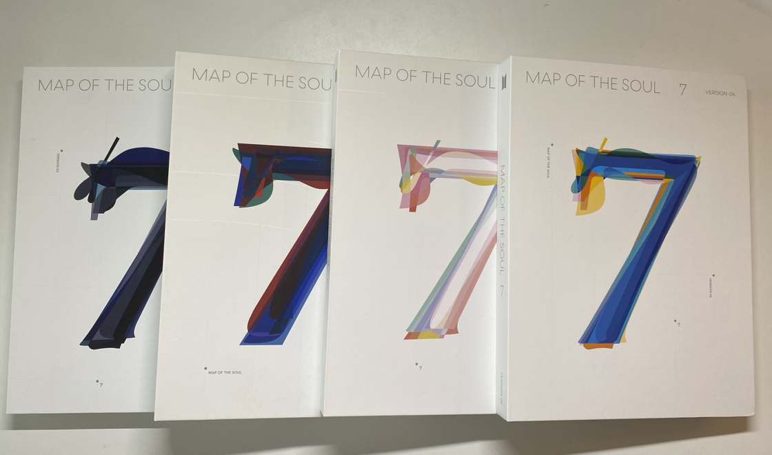 BTS - MAP OF THE SOUL: 7 - ALL 4 VERSIONS