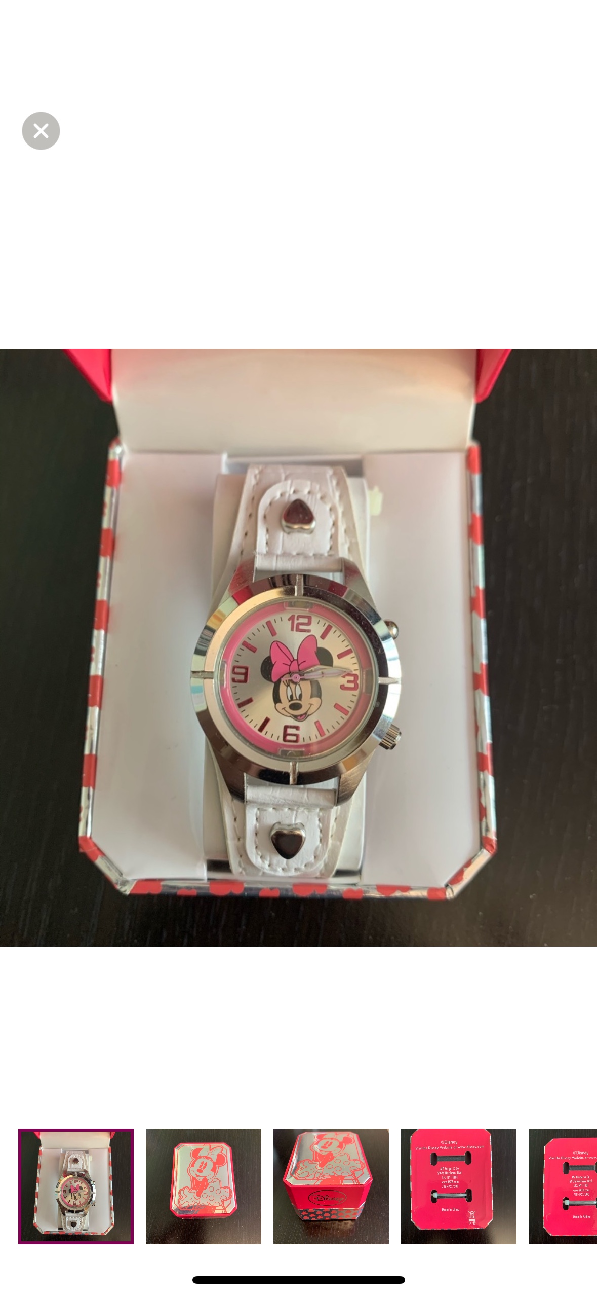 Never been used Minnie Mouse watch image indicator(2)
