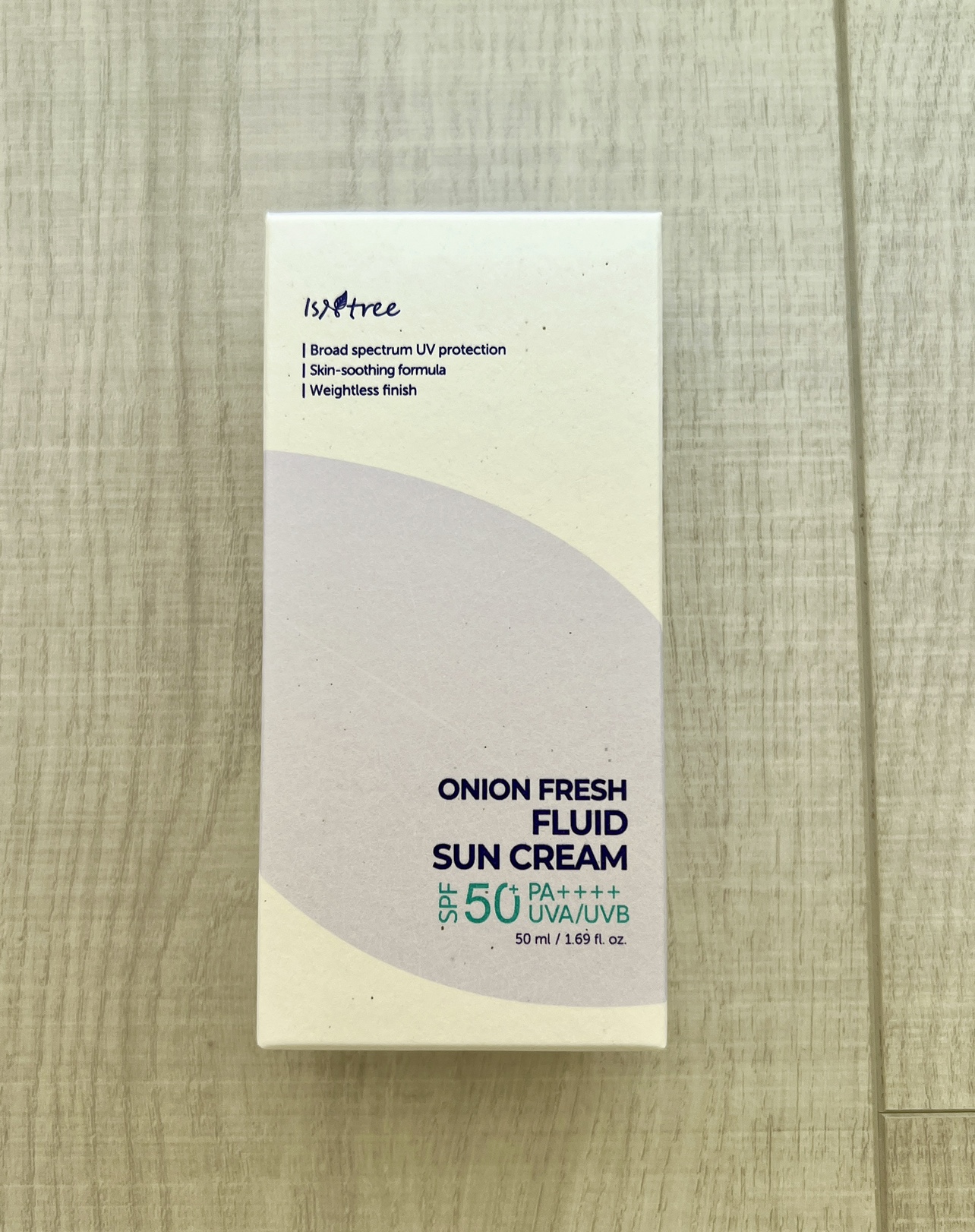 Isntree Onion Fresh Fluid Sun Cream SPF 50 Korean Sunscreen thumbnail