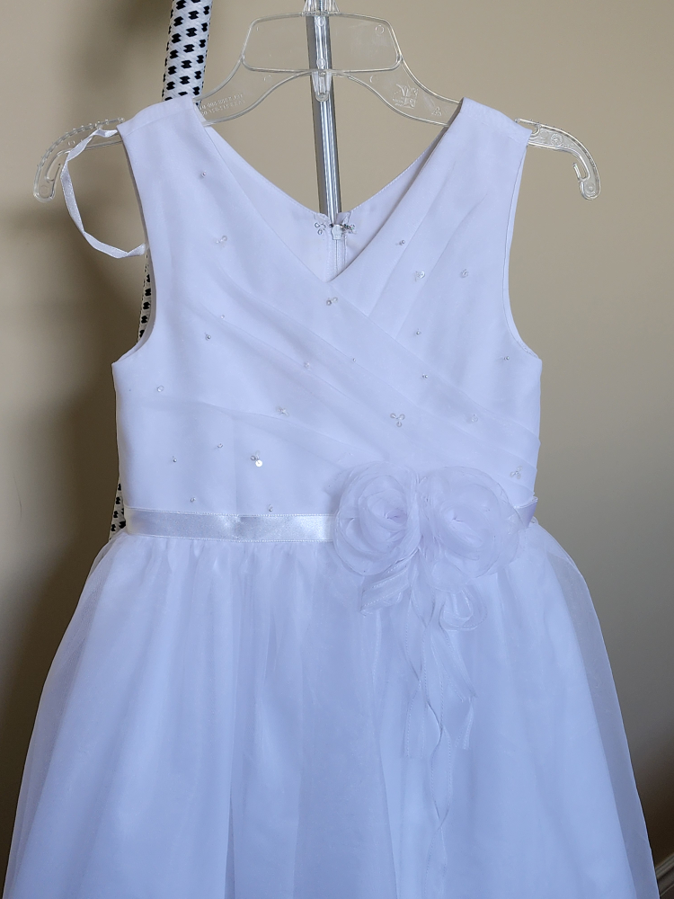 Poofy Princess Communion Dress & Lace Bolero image indicator(4)
