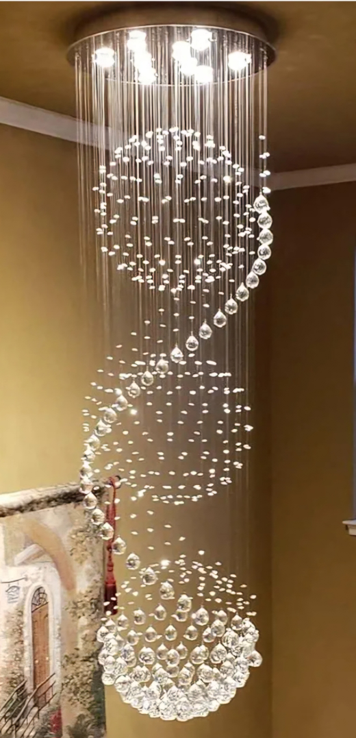 CRYSTAL CHANDLIER /CEILING LAMP - photo 3