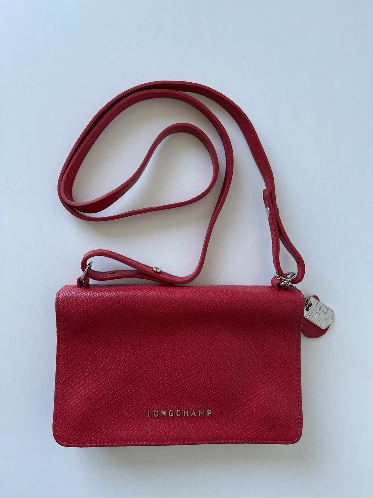 Longchamp little red crossbody bag thumbnail