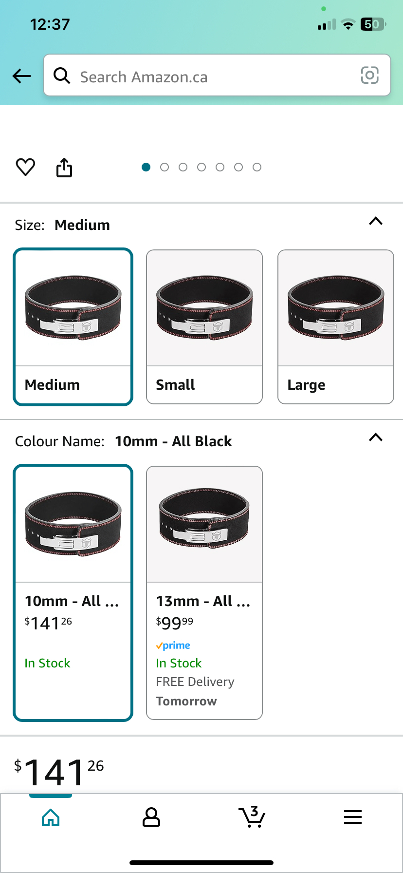 Weightlifting/ powerlifting belt size M - photo 3