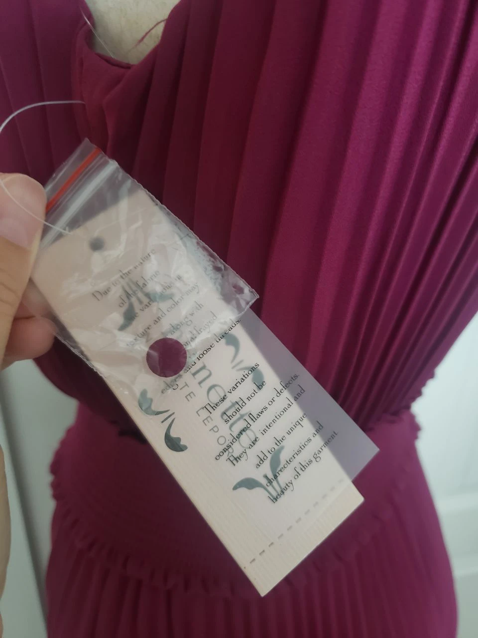 Nanette Lepore Bali Orchid Pleated Midi Dress with tag $148 image indicator(10)